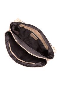 Wittchen - Damska torebka skórzana z szerokimi pikowaniami beżowa. Kolor: beżowy. Sezon: zima. Materiał: skórzane. Rodzaj torebki: na ramię #3