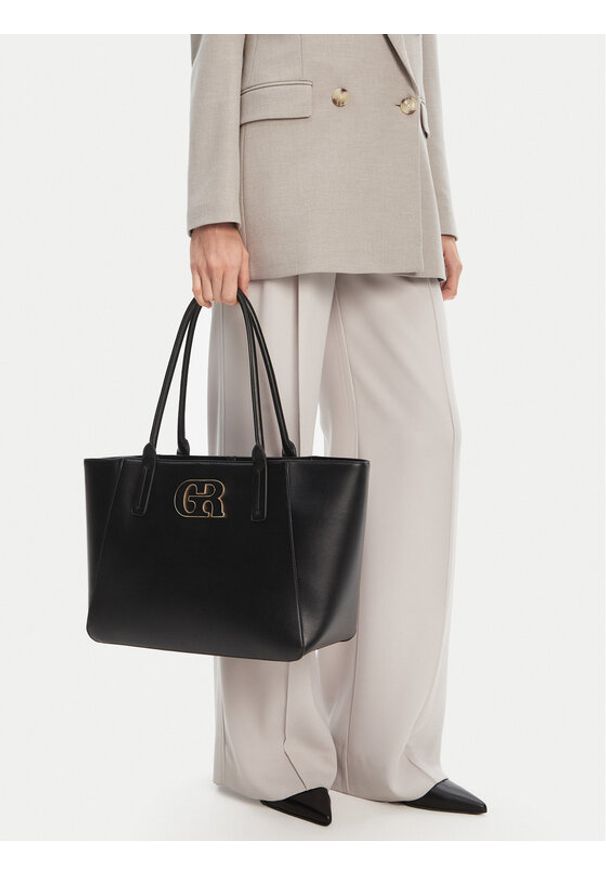 Gino Rossi Torebka CEO-EDELWEIS Czarny. Kolor: czarny