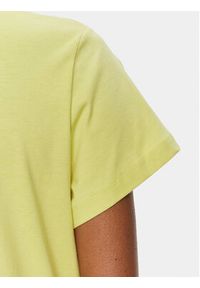 Pinko T-Shirt 100372 A1R7 Żółty Regular Fit. Kolor: żółty. Materiał: bawełna