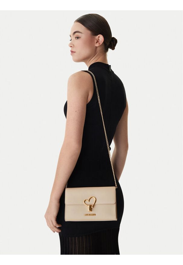 Love Moschino - LOVE MOSCHINO Torebka JC4327PP1OLQ0110 Écru. Materiał: skórzane