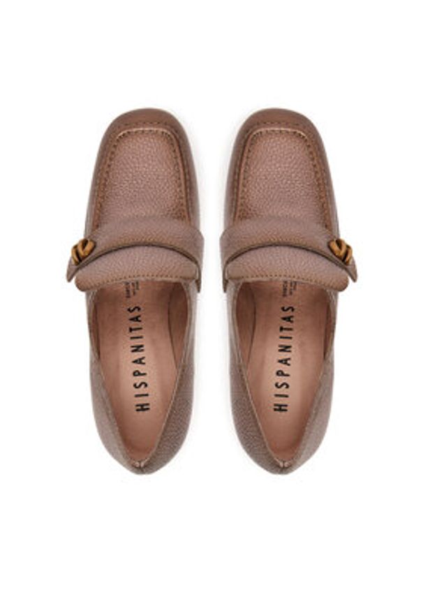 Hispanitas Półbuty HI254229 Brązowy. Kolor: brązowy. Materiał: skóra