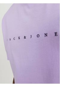 Jack & Jones - Jack&Jones T-Shirt Star 12234746 Fioletowy Relaxed Fit. Kolor: fioletowy. Materiał: bawełna
