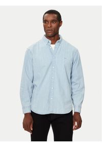 Levi's® Koszula Autentic A7210-0018 Błękitny Relaxed Fit. Kolor: niebieski. Materiał: bawełna