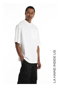 La Haine Inside Us T-shirt | 3Z M1215 | Mężczyzna | Biały. Okazja: na co dzień. Kolor: biały. Materiał: bawełna. Styl: casual, elegancki #7
