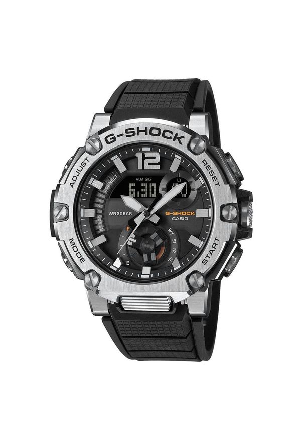 Casio - CASIO ZEGAREK G-SHOCK G-STEEL GST-B300S-1AER. Rodzaj zegarka: cyfrowe. Materiał: tworzywo sztuczne. Styl: sportowy