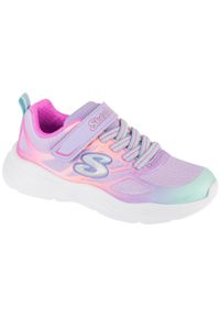 skechers - Buty sportowe Sneakersy dziewczęce, Power Jams. Kolor: różowy. Sport: turystyka piesza