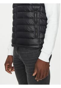 Karl Lagerfeld - KARL LAGERFELD Bezrękawnik 505711 500590 Czarny Regular Fit. Typ kołnierza: dekolt w karo. Kolor: czarny. Materiał: syntetyk. Długość rękawa: bez rękawów #5