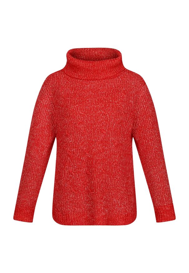 Regatta - Damski Sweter Z Dzianiny Kensley. Kolor: czerwony. Materiał: dzianina