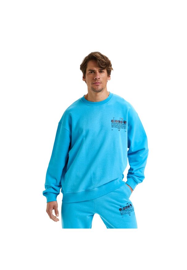 Diadora - Bluza DIADORA SWEATSHIRT CREW MANIFESTO. Kolor: niebieski