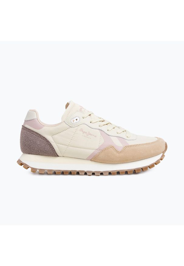 Buty damskie Pepe Jeans Brit-On Master. Kolor: beżowy