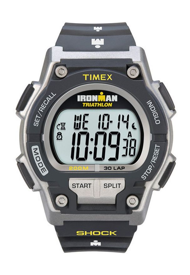 Timex zegarek T5K195 Ironman Classic męski kolor czarny. Kolor: czarny. Materiał: tworzywo sztuczne, materiał