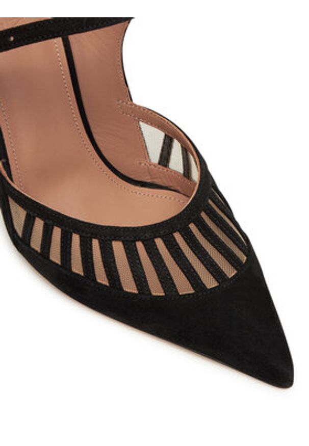 MALONE SOULIERS Sandały Bardot 90-2 Czarny. Kolor: czarny. Materiał: zamsz, skóra