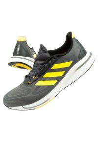 Adidas - Buty sportowe adidas Supernova + M GY8315 czarne. Okazja: na co dzień. Zapięcie: sznurówki. Kolor: czarny. Materiał: guma, syntetyk. Szerokość cholewki: normalna