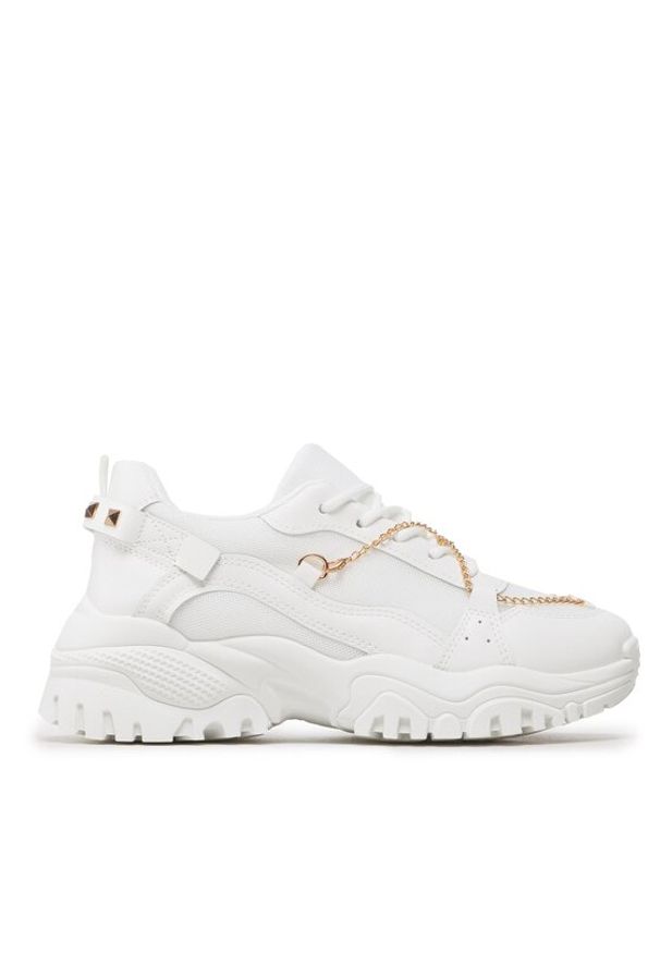 DeeZee Sneakersy TS5237-01 Biały. Kolor: biały. Materiał: materiał