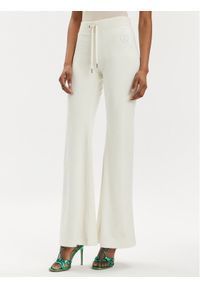 Juicy Couture Spodnie dresowe Rodeo Layla JCBBJ223823 Écru Regular Fit. Materiał: syntetyk