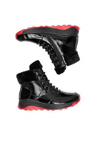 Rieker Revolution Lifestyle Trzewiki W0063-01 Czarny. Kolor: czarny. Materiał: skóra, lakier #4