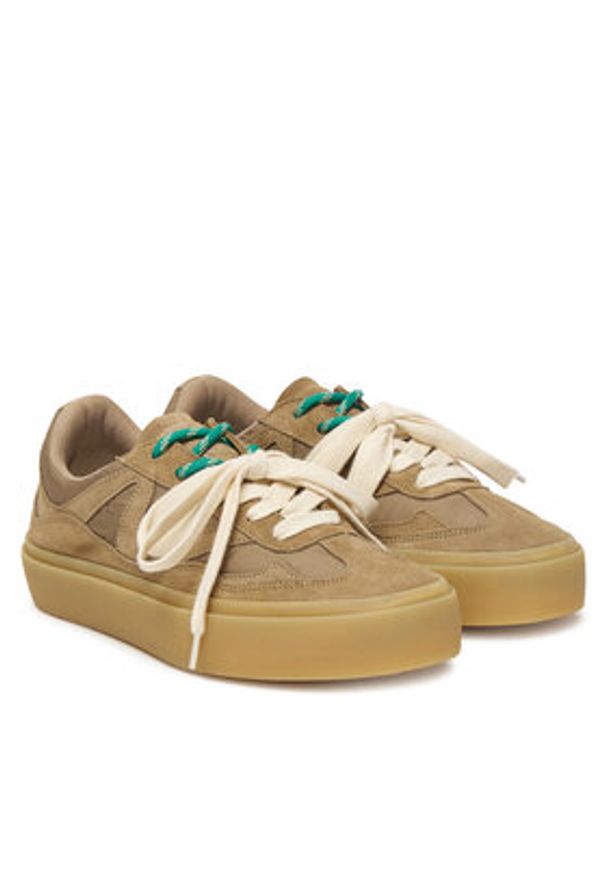 Inuikii Sneakersy Lynn Suede 1001.001.0461 Beżowy. Kolor: beżowy. Materiał: zamsz, skóra