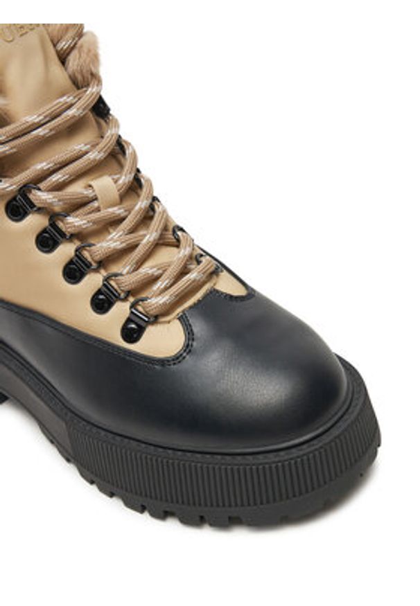 Guess Trapery Rezim FLFREZ ELE10 Beżowy. Kolor: beżowy. Materiał: materiał
