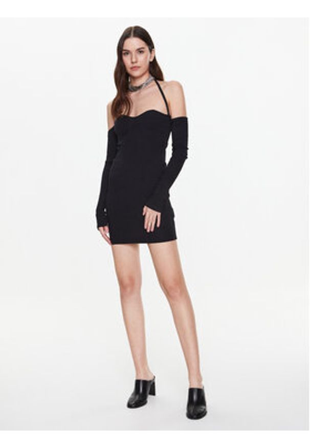 Herskind Sukienka koktajlowa Kathleen 4775935 Czarny Slim Fit. Kolor: czarny. Materiał: bawełna. Styl: wizytowy
