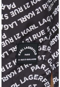 Karl Lagerfeld szorty kąpielowe kolor czarny. Kolor: czarny. Materiał: tkanina #3