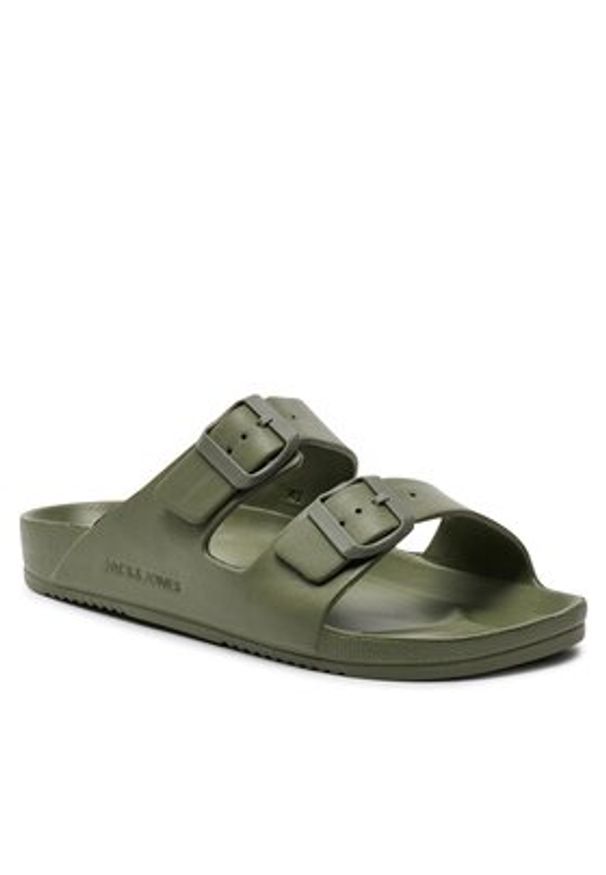 Jack & Jones - Jack&Jones Klapki Jfwcroxton 12204004 Khaki. Kolor: brązowy