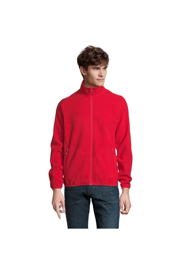 SOL'S - Polar Sol's Factor. Kolor: czerwony. Materiał: polar