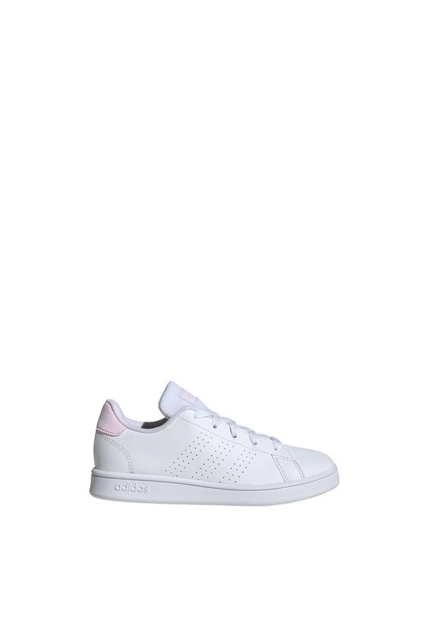 Adidas - Advantage Lifestyle Court Lace Shoes. Kolor: różowy, biały, wielokolorowy. Materiał: materiał. Model: Adidas Advantage