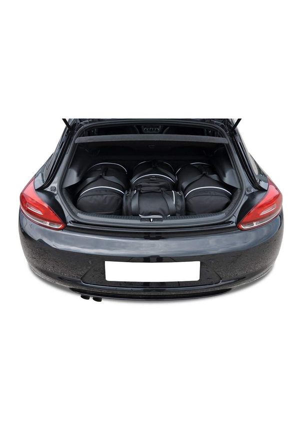 KJUST - Torby Do Bagażnika Vw Scirocco 2008-2017 4Szt Kjust. Kolor: czarny. Styl: sportowy
