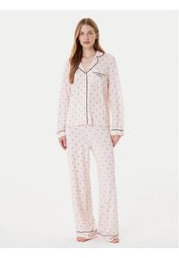 Guess Piżama O5RX08 KCIN2 Różowy. Kolor: różowy. Materiał: syntetyk #1