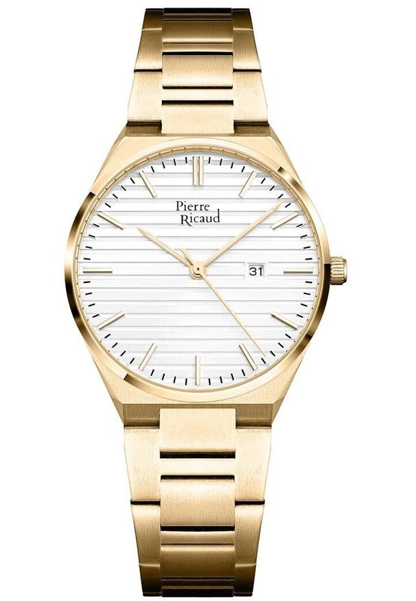 Zegarek damski Pierre Ricaud P51025.1113Q złoty. Kolor: złoty