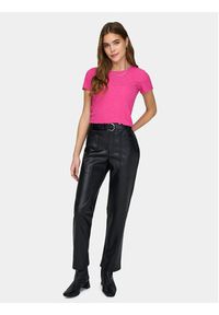 only - ONLY T-Shirt Emma 15201206 Różowy Regular Fit. Kolor: różowy. Materiał: syntetyk #2