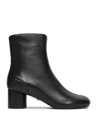 Gino Rossi Botki EO-HALA-VI887 Czarny. Kolor: czarny. Materiał: skóra