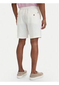 TOMMY HILFIGER - Tommy Hilfiger Szorty materiałowe Dover MW0MW44358 Biały Regular Fit. Kolor: biały. Materiał: len #2