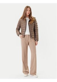 TOMMY HILFIGER - Tommy Hilfiger Kurtka puchowa WW0WW46788 Brązowy Regular Fit. Kolor: brązowy. Materiał: syntetyk #5