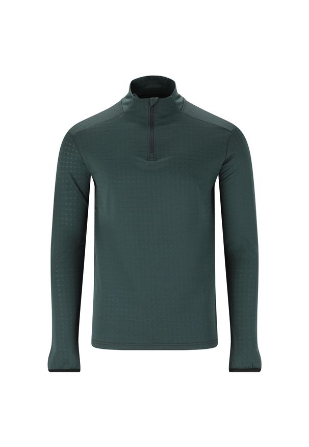 ENDURANCE - Bluza midlayer męska Endurance Toko. Kolor: zielony. Długość rękawa: długi rękaw