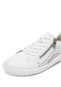 Rieker Sneakersy 52824-80 Biały. Kolor: biały. Materiał: skóra #5
