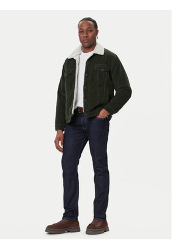 Lee Jeansy Rider 112372611 Granatowy Slim Fit. Kolor: niebieski