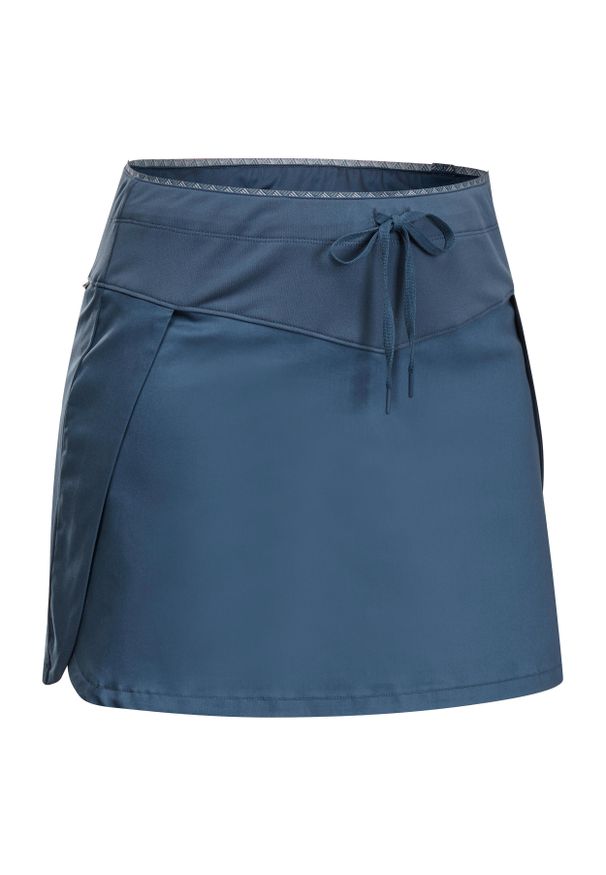 quechua - Spódnico-spodenki turystyczne damskie Quechua NH500. Kolor: niebieski. Materiał: poliester, materiał