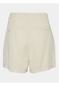 Vero Moda Szorty materiałowe Mia 10209543 Beżowy Slim Fit. Kolor: beżowy. Materiał: lyocell #8