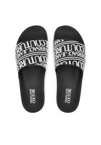 Versace Jeans Couture Klapki 79YA3SQ1 71352 899 Czarny. Kolor: czarny #3
