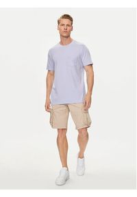 GAP - Gap T-Shirt 857901-03 Fioletowy Regular Fit. Kolor: fioletowy. Materiał: bawełna