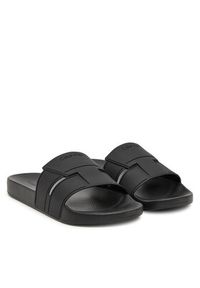 Calvin Klein Klapki Pool Slide Double T HM0HM01752 Czarny. Kolor: czarny #5