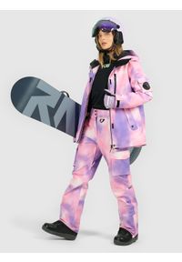 4f - 4F Kurtka snowboardowa membrana 15000 damska - multikolor XL. Kolor: wielokolorowy. Materiał: poliester, materiał. Sezon: zima #2