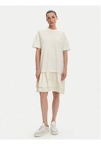 JOOP! Sukienka codzienna 58 252JE58Tsuki 30046247 Écru Regular Fit. Okazja: na co dzień. Materiał: bawełna, syntetyk. Typ sukienki: proste. Styl: casual #3