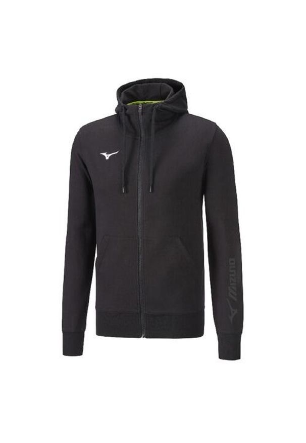 Bluza z kapturem dla dzieci Mizuno Team miz FZ. Typ kołnierza: kaptur. Kolor: czarny