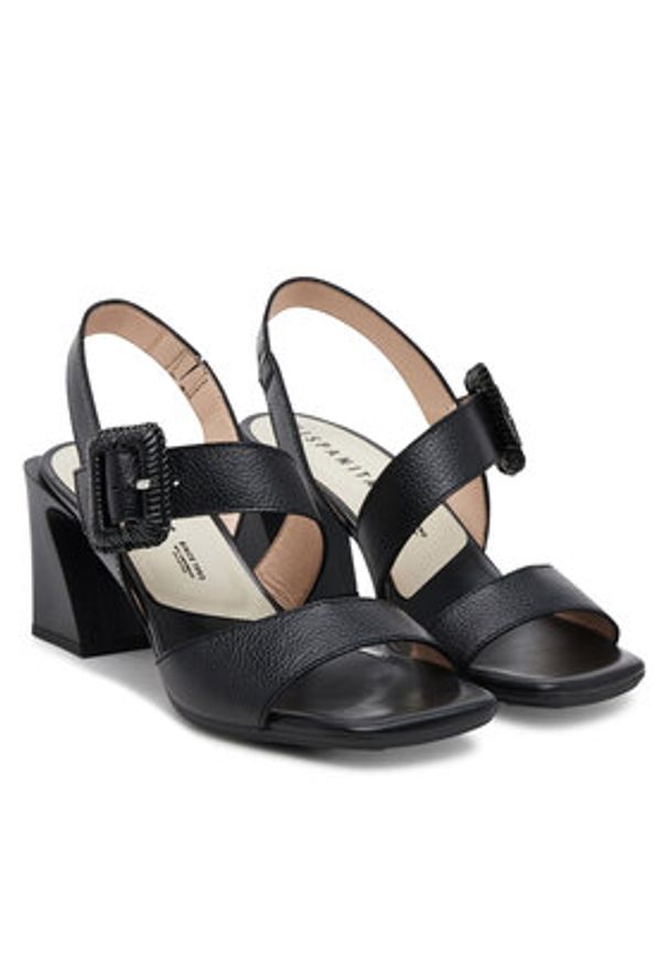 Hispanitas Sandały Miami HV253908 Czarny. Kolor: czarny. Materiał: skóra