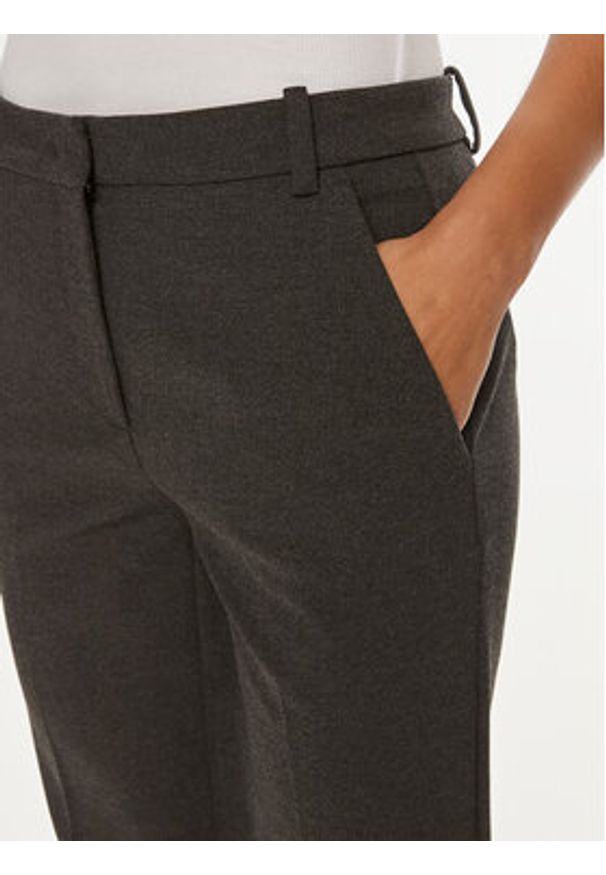 Pinko Spodnie materiałowe Bello 100155 A24D Szary Regular Fit. Kolor: szary. Materiał: wiskoza