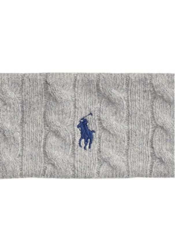 Polo Ralph Lauren Opaska 455981426002 Szary. Kolor: szary. Materiał: wełna, materiał
