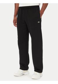 Lacoste Spodnie dresowe XH8867 Czarny Regular Fit. Kolor: czarny. Materiał: bawełna #1