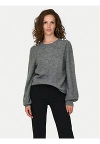 JDY Sweter Elanora 15328345 Szary Regular Fit. Kolor: szary. Materiał: syntetyk